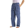 Miniatyrbillede 1 af 4: Mænds Plaid Trykte Løse Casual Bukser Blue XL