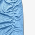 Miniatyrbilde 3 av 4: Høytaljet peplum midi blyant skjørt for kvinner Blue 3XL