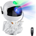 Miniatyrbillede 1 af 6: Astronaut Projektor, Stjerneprojektor Galakselys, Natlampe til Børn White 2