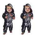 Miniatyrbillede 1 af 7: Halloween Langærmet Body med Skalle 80CM
