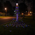 Miniatyrbild 1 av 3: Juldekorationer Utomhus Star String Lights coloured