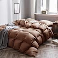 Miniatyrbild 1 av 5: Dubbel Feather Down Täcke - Ultra Mjukt Brown 200*230cm