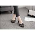 Miniatyrbillede 2 af 6: Sandaler til kvinder - Hule Strand Slip On Flats Wine Red 37