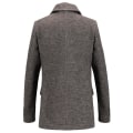 Miniatyrbild 3 av 7: Herrar Ullblandning Peacoat med Avtagbar Mjuk Scarf Coffee XL