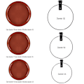 Miniatyrbilde 5 av 10: Kolibrimater for hagen - Trippel Kolibrimater for utendørs 3 layers