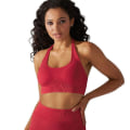 Miniatyrbild 1 av 9: Solid Färgad Stretch Yoga Kläder Red L