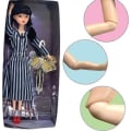 Miniatyrbild 2 av 4: Mjukisdockor Onsdag Addams för barn Long Sleeve Stripe
