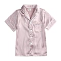 Miniatyrbild 3 av 11: Satin Pyjamas Set i Siden, Kortärmad, Barnkläder för Sovkläder apricot 150