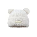 Miniatyrbilde 1 av 7: Søt Fuzzy Bjørnøre Beaniehatt for Kvinner White