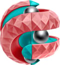 Orbit Ball Leke, Fidget Cube Puslespill Snurrende Leke Pink