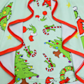 Miniatyrbild 4 av 7: Barnens Juldräkter, Grinch Flickklänning 140