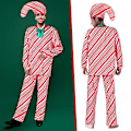 Pikkukuva 3 / 5: Candy Cane Aikuisten Asuste, Candy Cane Asuste Q2 M