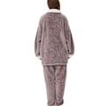 Miniatyrbild 2 av 3: Dampyjamas Flanell Sovkläder Mjuk set purple M