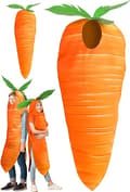 Påskbarn Morotsdräkt Orange Halloween Morots Cosplay Dräkt