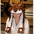 Miniatyrbillede 2 af 4: Jule-Plush Hat Der Bevæger Sig Når Man Klemmer Den Snowflake Elk