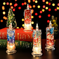 Miniatyrbilde 9 av 11: 3 stk Julelys uten flamme for hjemmedekorasjon Set 1