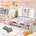 Miniatyrbild 7 av 10: Handledsstöd för mus Söt Mini Cat Mouse handled Rabbit