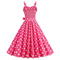 Pikkukuva 3 / 10: Naisten Vintage-mekot 1950-luvun Retro Swing-mekko Elokuvahahmo Cosplay-asu Style 3 2XL