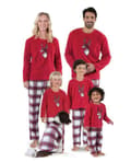 Jultomten Pyjamas för Föräldrar och Barn 2T
