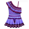 Miniatyrbild 2 av 4: Shasha Bikini Lila Baddräkt Gratis Väska One-piece Swimsuit 120CM