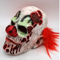 Pikkukuva 9 / 9: Halloween-pelottavat naamiot Lateksipelottavat klovnaamiot White Red