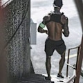 Miniatyrbild 6 av 7: Herr 2 i 1 löparshorts andningsbara aktiva gym träningshorts Army Green 3XL