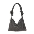 Rhinestone-handväskor för kvinnor Chic glittrande aftonväska black