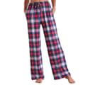 Dame Pyjamasbukser Stretch Lounge Bukser Red Blue XL