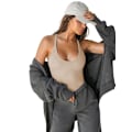 Pikkukuva 3 / 6: Naisten V-kaula- ja Racerback-tankkitoppi, Ribbed Pitkä Tankkitoppi Beige M