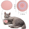 Miniatyrbild 5 av 7: Interaktiv kattboll, automatisk 360° självrotation rullande boll Pink
