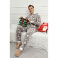 Pikkukuva 3 / 6: Miesten Joulu Onesie Flanelli Pyjamat Gray M