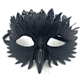 Pikkukuva 3 / 6: Smiffys Korppinaamio, Halloween-naamiaisasuste black