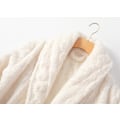 Pikkukuva 7 / 8: Miesten ja naisten Terry-shawl-turkkilainen kylpytakki White L