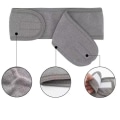 Miniatyrbilde 2 av 5: Hodebånd for ansikt, hodebånd i frotté, justerbart håndkle, 3 stk Grey