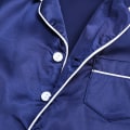 Miniatyrbild 6 av 11: Satin Pyjamas Set i Siden, Kortärmad, Barnkläder för Sovkläder blue 100