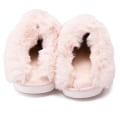 Miniatyrbillede 4 af 5: Dames Fuzzy Memory Foam Tøfler Fluffy Vinter Hjemmesko Beige 43