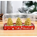 Miniatyrbilde 2 av 4: 3 stk Julepynt Håndmalte Lys Pinecone