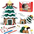 Pikkukuva 1 / 5: Joulukuusen karkkipussin kori virkkauspaketti aloittelijoille Christmas tree