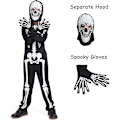 Pikkukuva 4 / 10: Lasten Luurankoasu, Hohtava Luuranko Halloween-asu M