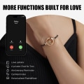 Miniatyrbild 3 av 6: Långdistansberlockarmband för par, vibration & upplysning för kärlekspar B