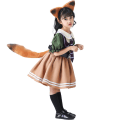 Miniatyrbild 2 av 5: Fox Cosplay-kostym med svans, öron och slips för kvinnor och flickor Kid  M