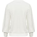 Miniatyrbillede 4 af 7: Dame Pom Pom Lanterne Langærmet Strikket Trøje White XL