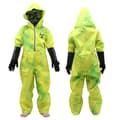 Barn Toxic Hazmat Cosplay Kostym Green S