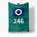 Miniatyrbillede 1 af 4: Squid Game-inspireret Tæppe, Blødt Fleece-Tæppe til Fans No.246 XL