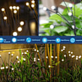 Miniatyrbillede 8 af 9: Solcelled LED-lys til græsplæne og have - Dekorative varme lys Eight
