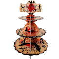 Miniatyrbillede 1 af 7: Cupcake Stativ til Halloween Fest Dekorationer 3-lags Dessert Stativ Style 2