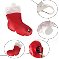 Miniatyrbilde 5 av 5: Julegave-formet drikkepose Red