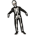 Pikkukuva 6 / 10: Lasten Luurankoasu, Hohtava Luuranko Halloween-asu S
