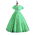 Miniatyrbillede 1 af 4: Piges Festkjole Sequin Formel Fancy Fødselsdagskjole Green 150