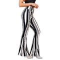 Miniatyrbild 1 av 4: Print Stretch Bell Bottom Flare Palazzo Byxor Byxor style 3 M